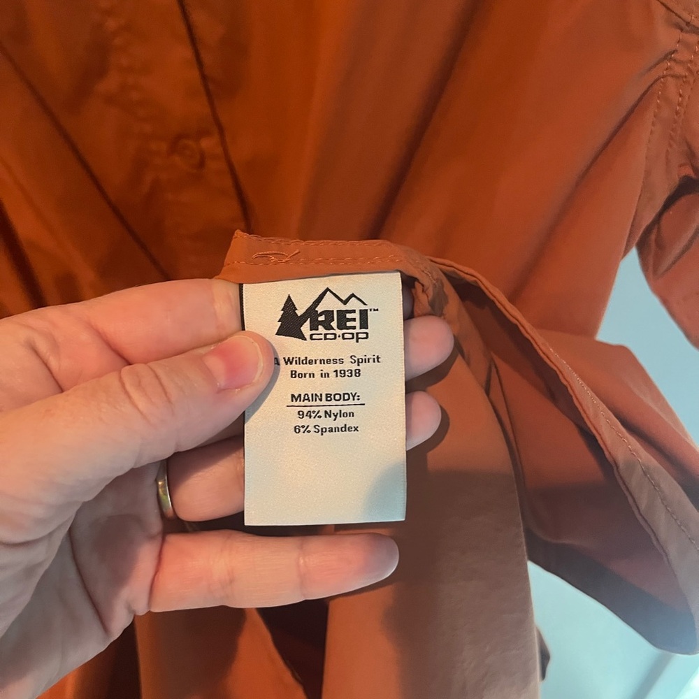 REI Sahara Orange Midi Dress - Picture 8 of 9